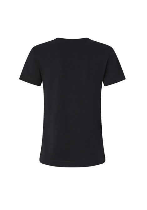 T-shirt Pinko donna 100355 A2HN nera maniche corte logo ricamato PINKO | T shirt | 100355 A2HNZ99